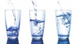three glasses of water
