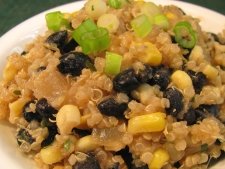 Quinoa with Black Beans and Corn